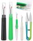 Seam Rippers for Sewing, 2 Big and 2 Small Stitch Remover Tools, Thread Ripper with Thread Snips for Sewing and DIY Craft